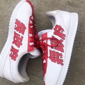 COPY - Customized by me used nike cortez. $40